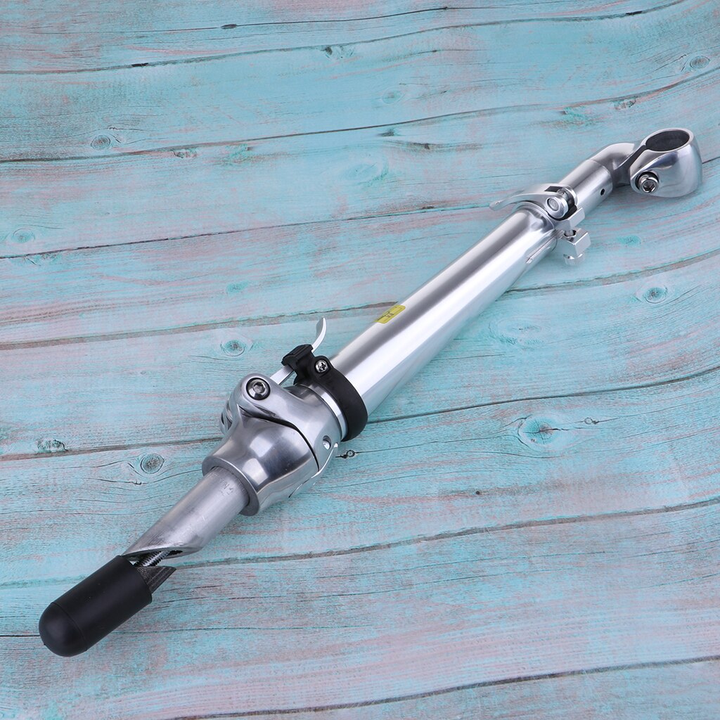 Aluminum Alloy Folding Bike Handlebar Stem with Teeth Bike Quill Stem Riser Cycling Accessory: silver-25.4mm