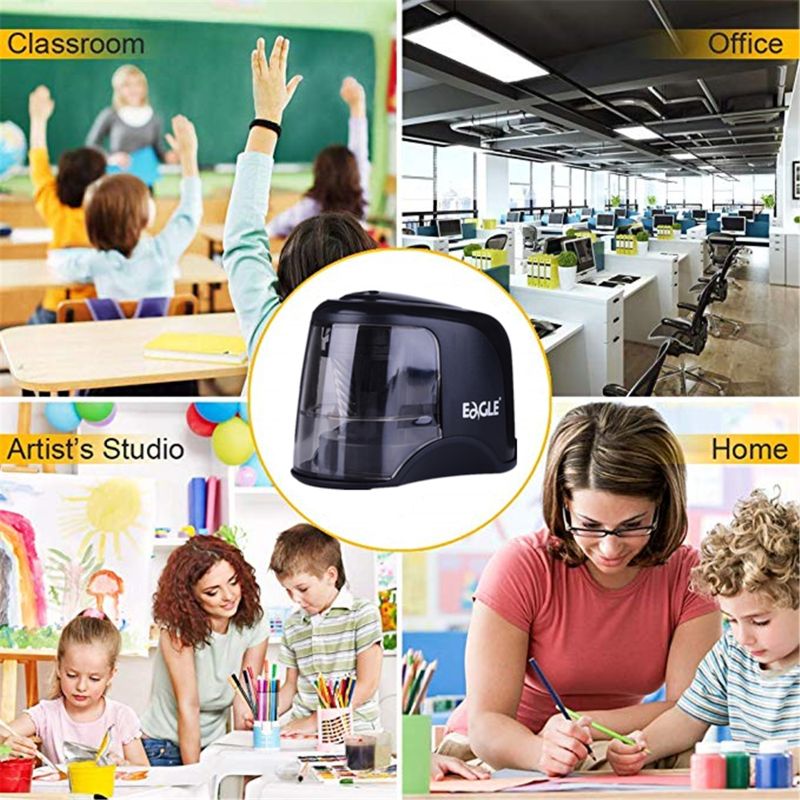 Elektrische Puntenslijper Beste Heavy Duty Spiraalvormige Stalen Blad Voor Kunstenaars Kids Volwassenen Gekleurde Potloden G6DD