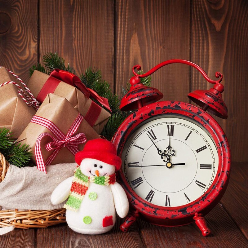 Long Shaft Clock Movement Mechanism Battery Operated DIY Repair Parts Replacement with 2 Pairs of Hands