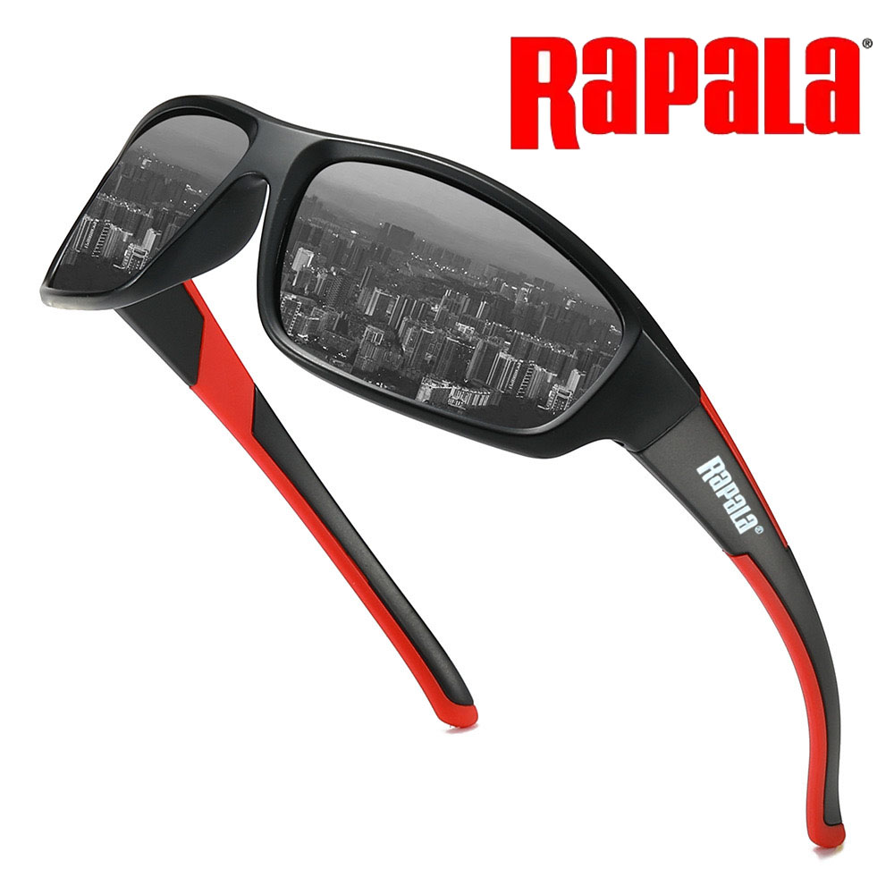 Rapala polarizado óculos de pesca das mulheres dos homens condução tons masculino óculos de sol caminhadas ciclismo óculos de sol uv400: Laranja