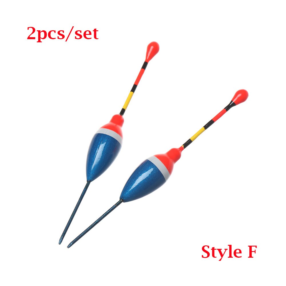 2pz 8.5/9/11/12 centimetri di Luce Bastone Galleggianti Del Ghiaccio adescare di Pesca Galleggianti Bobber Formati Assortiti pesca Fluttuano Schiuma boa Accessorio: stile F