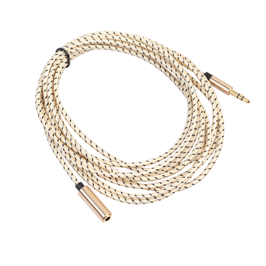 Headphone Extension Cable M/F Audio Stereo Extender Cord 3.5mm Jack Male To Female Stereo Audio Aux Cable Earphone 3.5 Mm Cable: 5m