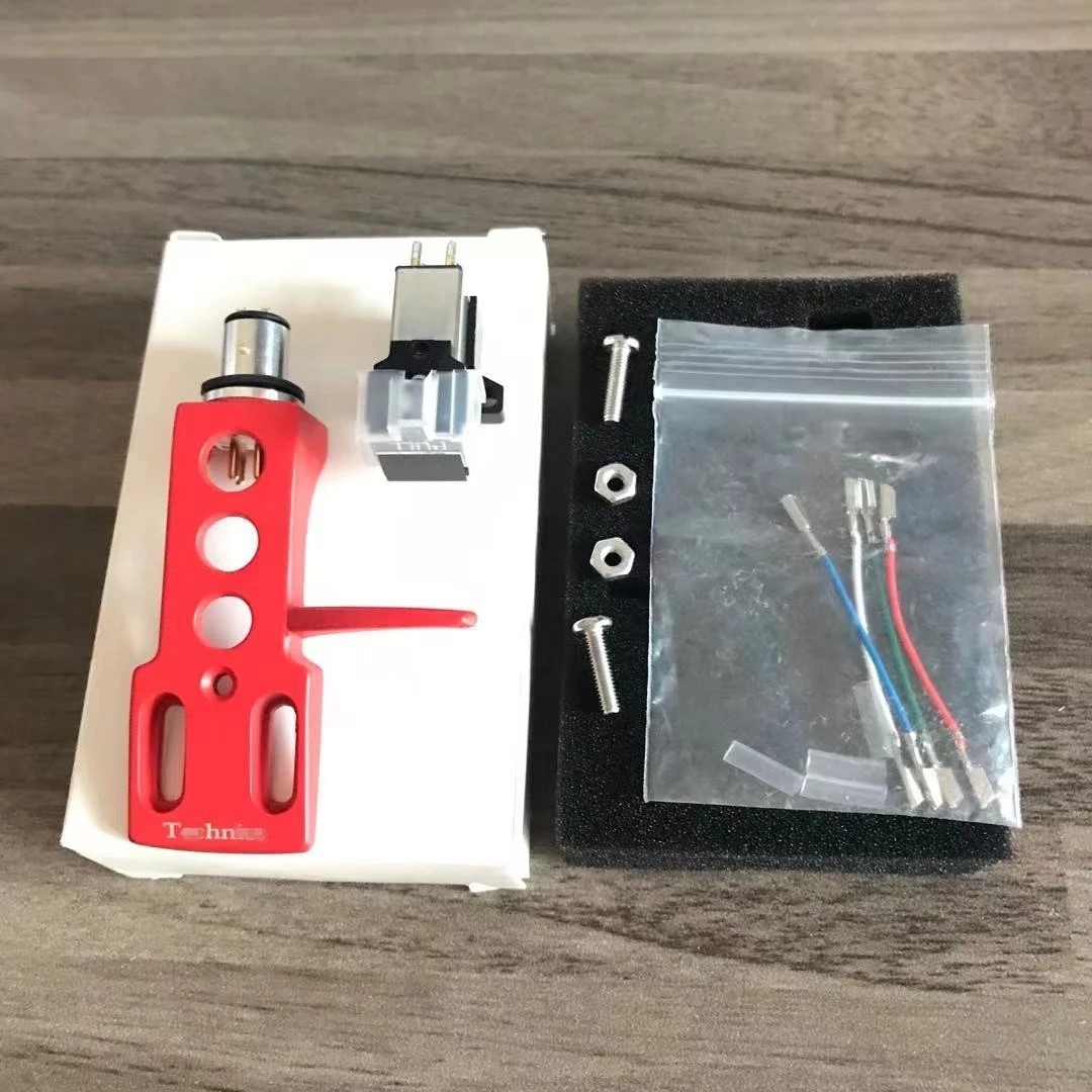 1SET RED COLOR OEM Phono Stylus Cartridge Unit Turntable Headshell CN5625 For Technics 1200 1210