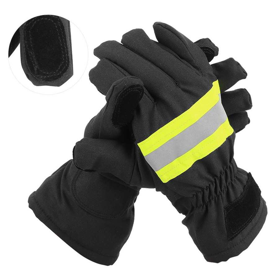 Guantes ignífugos emniyet kemeri para combatir el fuego resistentes al calor, resistentes al agua, transpirables, protección para manos de bombero