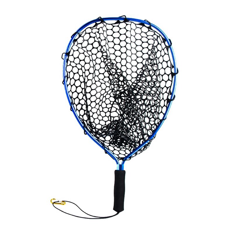 Fishing Net Fish Saver Landing Net netic Clip Lanyard Fly Fishing Net: Default Title