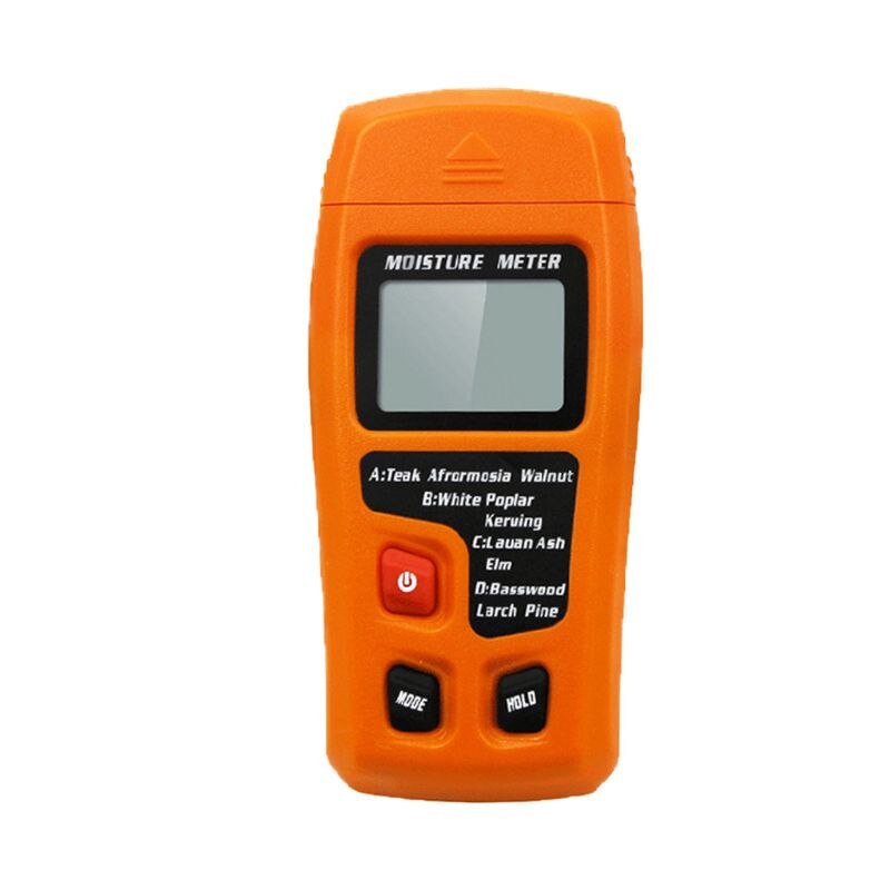 Medidor de humedad de madera Digital de mano, medidor de humedad de madera, higrómetro, Detector de humedad de madera para papel de leña, 0-99.9%
