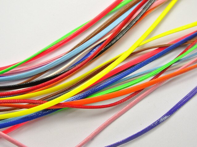10 meter blauw plat zacht synthetisch leren sieradenkoord kantkoord 3 x 1mm sieraden decoratieve accessoires