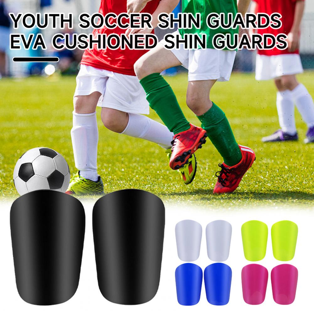 1 Pair Mini Soccer Shin Guards Anti-Slip Kids Teen... – Vicedeal