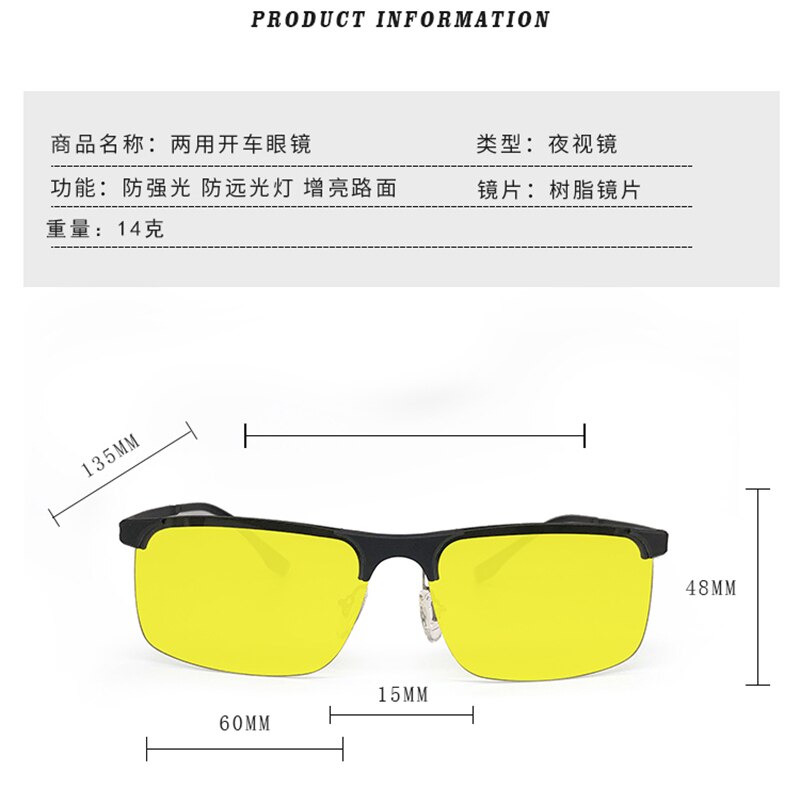 TNT Photochrome Sonnenbrille Männer Polarisierte Sonnenbrillen draussen Farbe Ändern Brillen Schild Nacht Vision Fahrer Brille gafas de sol