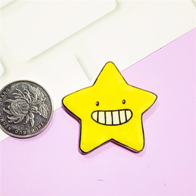 Mooie Wolken Regenboog Lippenstift Broche Acryl Pin Badges Pictogrammen Op De Rugzak Medaille Decoratie Badge Voor Kleding: H