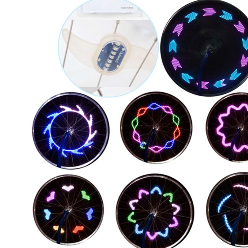 Bike Bright Spokes Premium LED Bike Wheel Lights for Bicycle Road Mountain Outdoor Bicycle tire decoration lights
