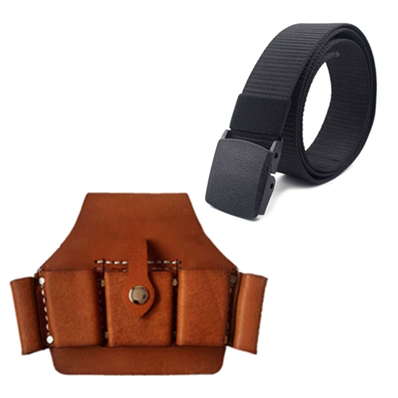 Durable Leather Sheath Pouch Holder Gardening Tools Holster Belt Case for Garden Pruning Pocket for Men Dad