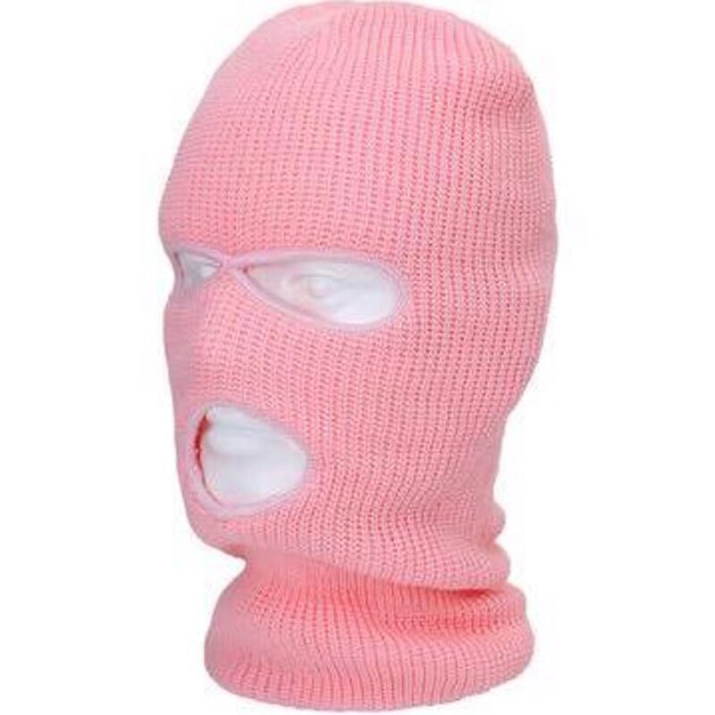 Mascarilla de neón con cubierta de invierno, gorros verdes para Halloween, para , motocicleta, esquí, ciclismo, color rosa: light pink