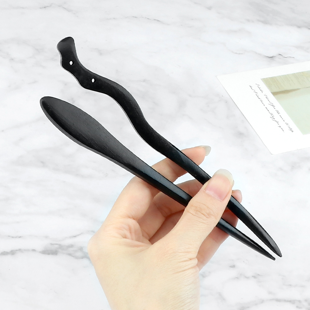 Horquilla de madera clásica y para mujer y niña, horquilla para el pelo sencilla china, palillos tradicionales, tenedor para el pelo, accesorios para la cabeza