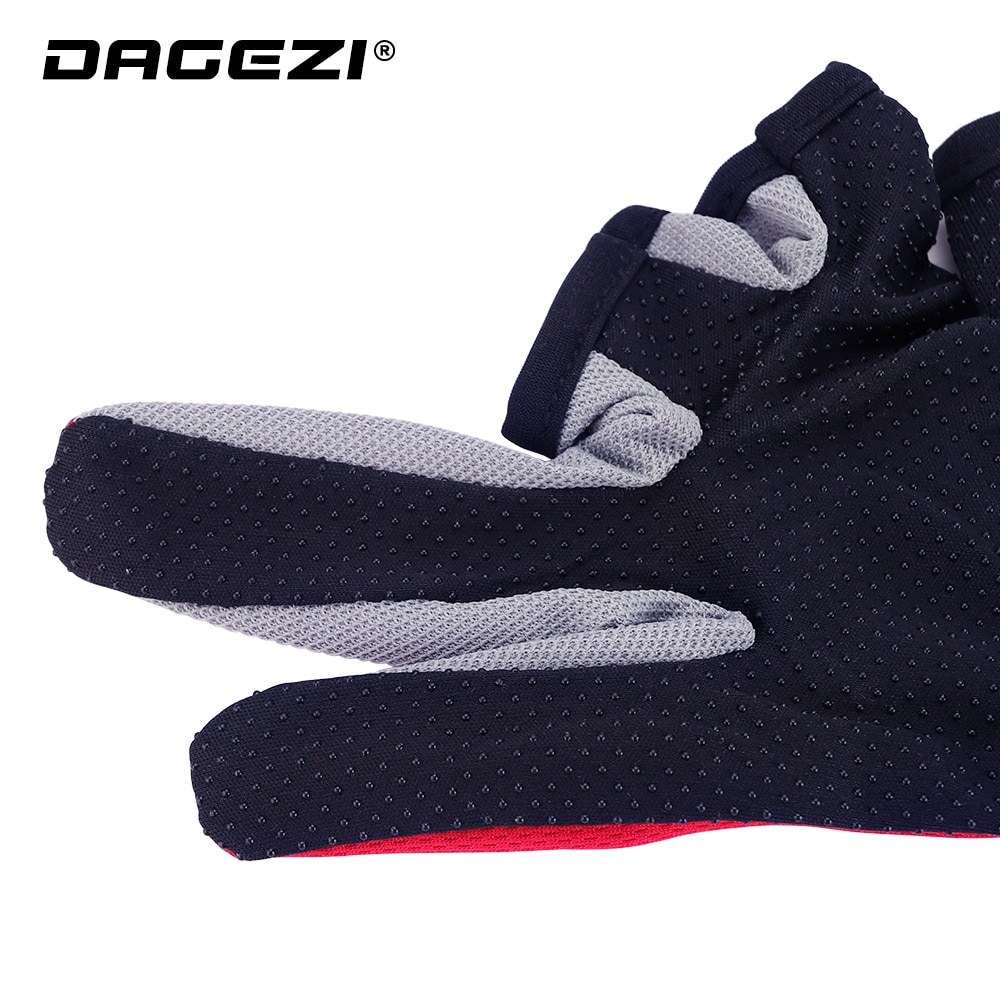 Guante de pesca antideslizante JACKFISH, guantes de corte Tres dedos transpirables para pesca, ciclismo, escalada, equipo deportivo al aire libre