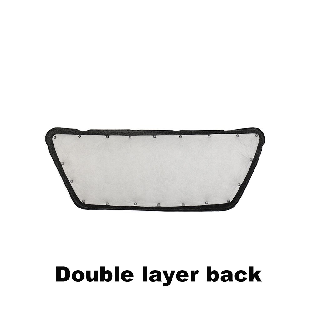 Cubierta insonorizada de algodón para capó delantero de coche, almohadilla de aislamiento acústico a prueba de golpes, para Tesla modelo Y , Interior de coche, 1 unidad: Marrón