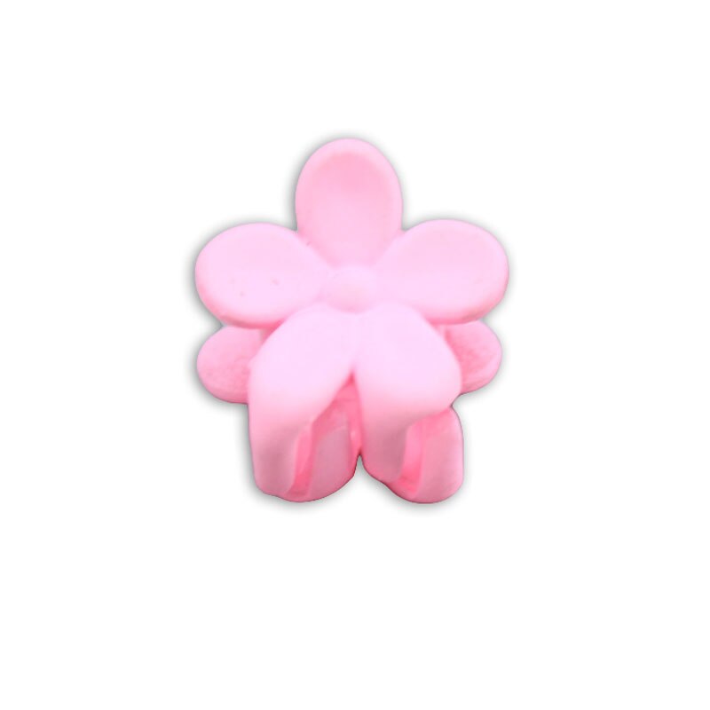 Clip pequeño gancho para el pelo para niña pequeña, 10 Uds., flor de Color caramelo, horquilla, accesorios para el cabello al por mayor