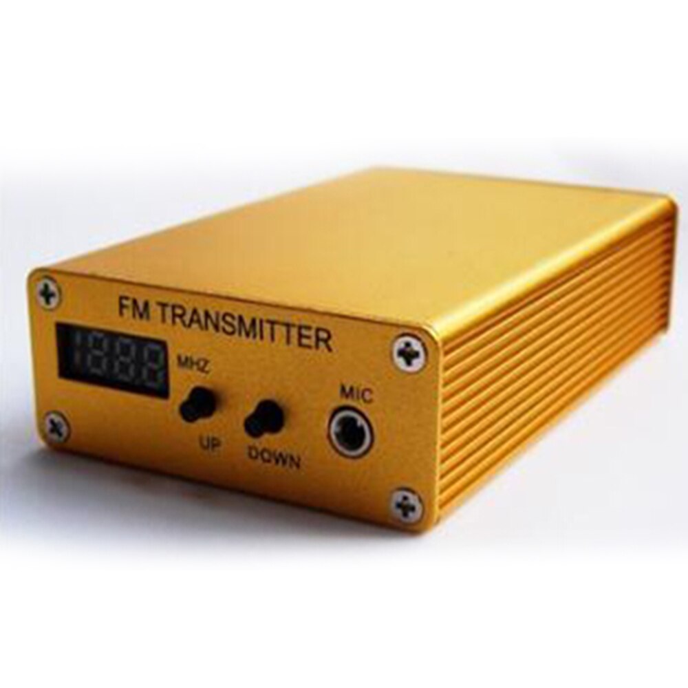 1mw / 50mw stereo fm-transmitter radioudsendelsesstation 87-109 mhz mini radiostation + strømforsyning + antenne