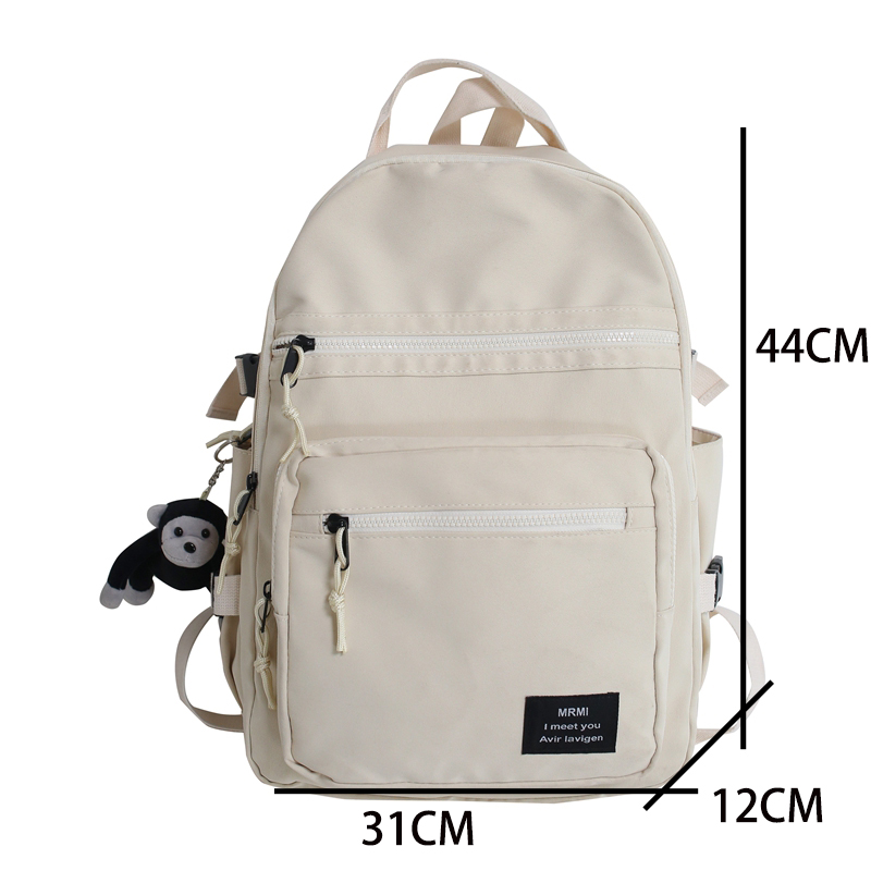 Stor kapacitet vattentät kvinna ryggsäck man college student rese ryggsäck  a4 bok skolväska för tonårsflicka pojke