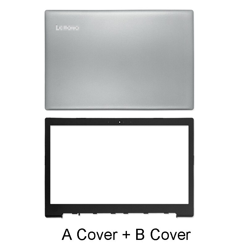 Coque de téléphone Lenovo IdeaPad 330 – 15,-15isk, 330-15ABR, 330-15IKB, avec repose-paume, couvercle de charnière, couleur argent: A B Cover