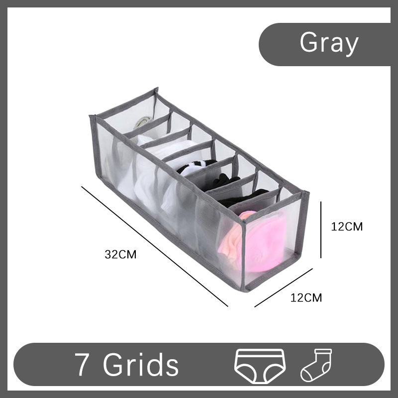 Stoff Schlafzimmer Schrank Organizer BH T-Shirt Baby Schubladen Organizer Boxen Sparen Kleidung Separator Kleiderschrank Lagerung Organisation: Blau