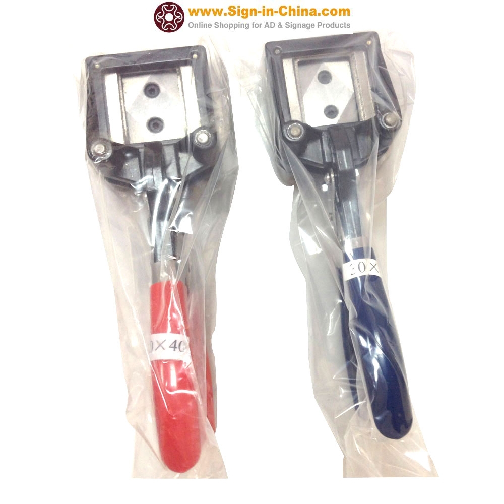 Hand Held Paspoort ID Foto Punch Cutter, Foto Cutter III, Corner cutter, 50x70mm Ronde hoek