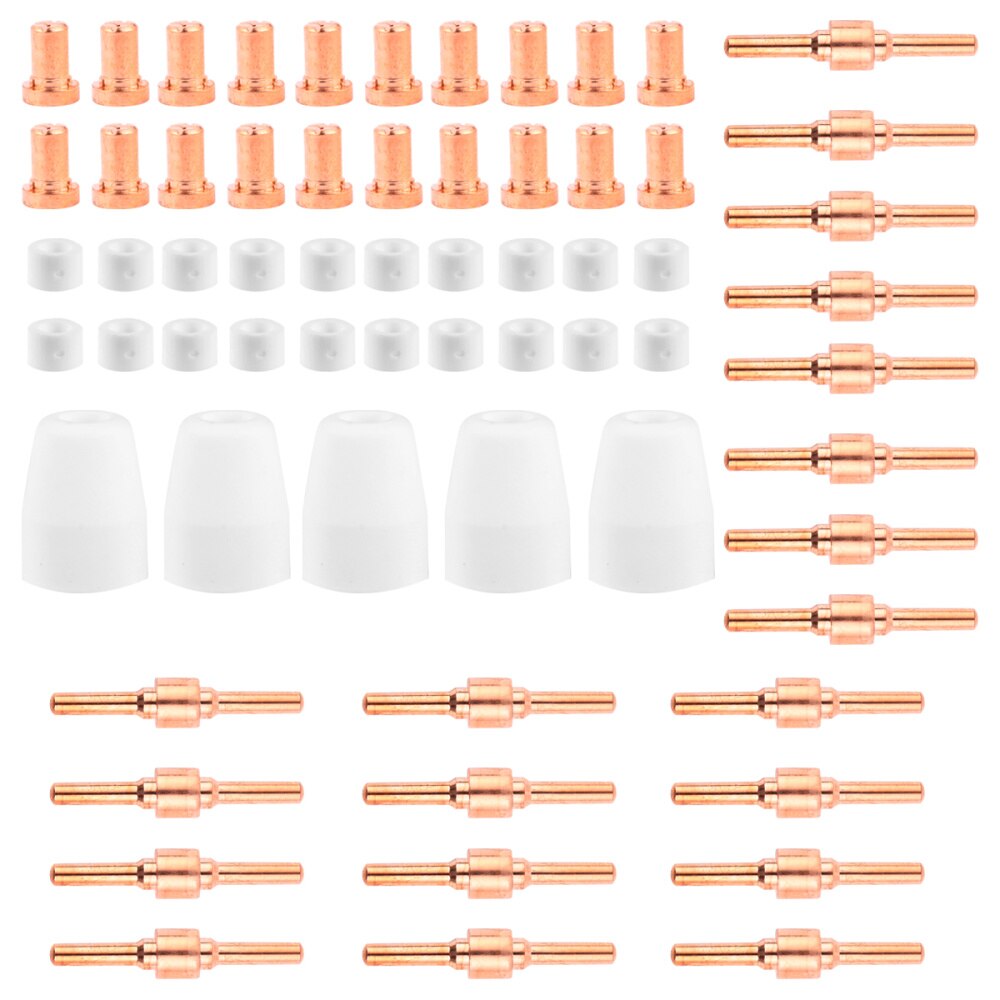 65 Pièces Accessoires De Coupe Durable Premium De Découpe Plasma Consommable Shunt Buse De Coupe pour la Machine D'industrie Travailleur: Default Title