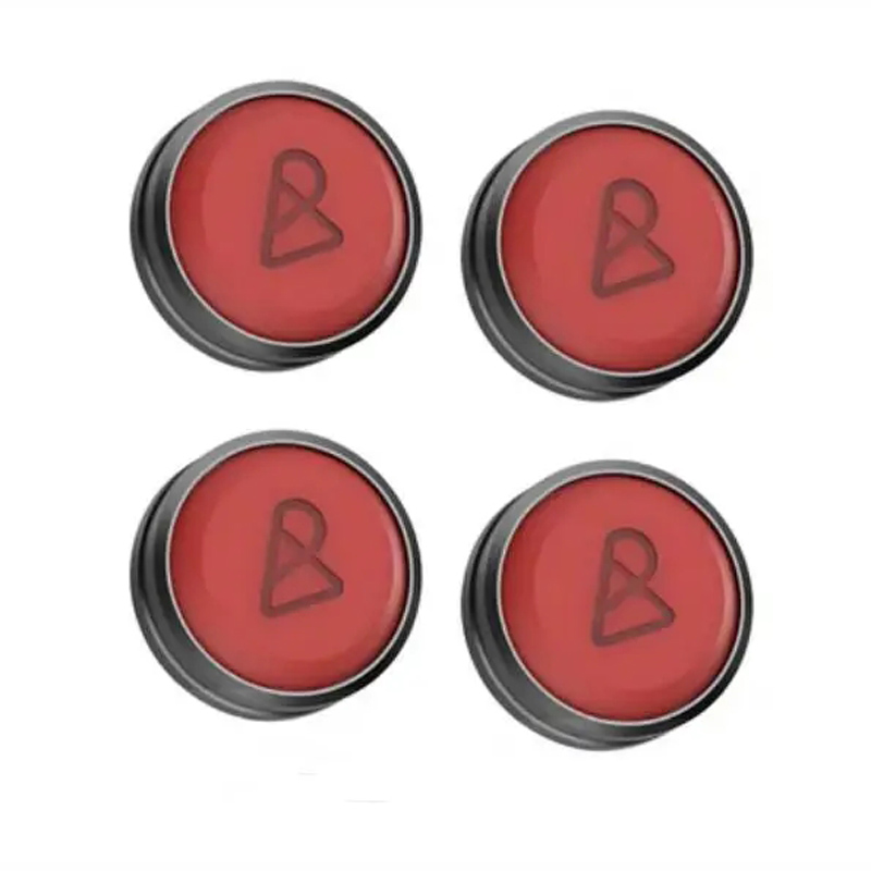 4pcs Audio Speaker Preamp DAC Laptop Anti-shock HiFi Absorber Silica Gel Foot Nail Feet Pads Absorption Shock Pad: Red