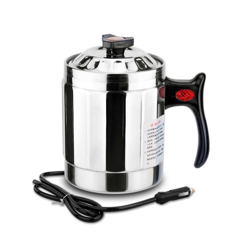 Electric Water Boiling Kettle 12/24/220V Multifunctional Electric Kettle Multi Cooker 1L For Travel