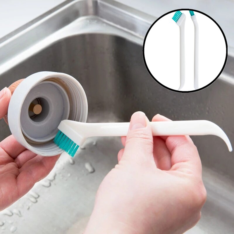 2 pièces/ensemble nettoyage brosse étroite longue poignée Portable Gap vêtements bébé lait bouteille Gap nettoyage brosses ménage cuisine outils
