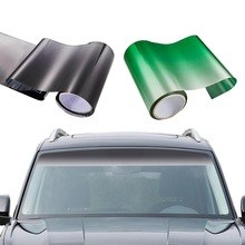 150*20Cm Autoruit Zonneklep Strip Tint Film Voorruit Uv Schaduw Diy Decal Banner Auto Exterieur sticker