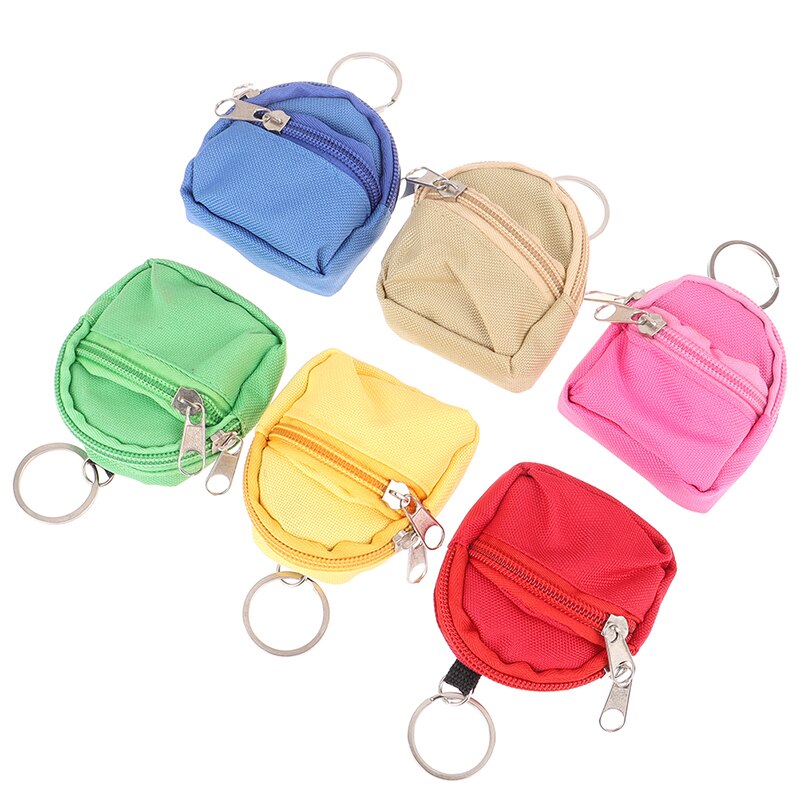 1Pc Draagbare Mini Tas Vormige Sleutelhanger Portemonnee Rugzak Leuke Coin Vrouwelijke Hygiëne Maandverband Organizer Tassen
