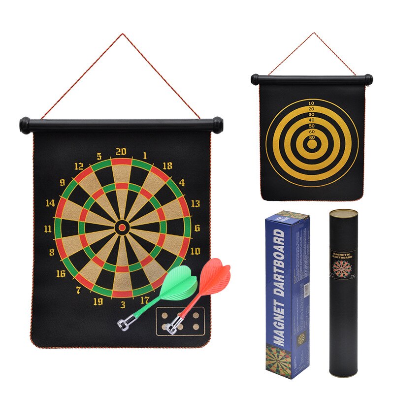 12/15/17 Inch Magnetische Dartbord Darts Pak Dubbelzijdig Massaal Dartboards Darts Plaat Van Veiligheid Dart Veiligheid Game board Speelgoed