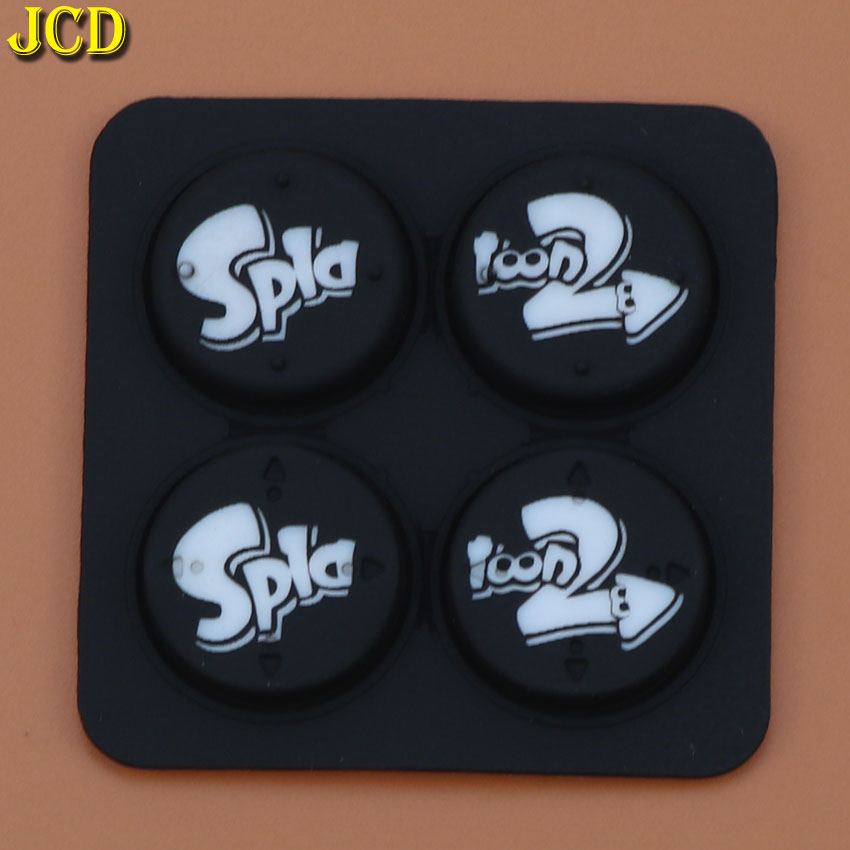 JCD Silicone Joystick cappuccio di Protezione Per Nintend Interruttore NS Rocker di Un Pezzo Corona Joystick Grip Pulsante Tappi di Copertura Della Pelle: E