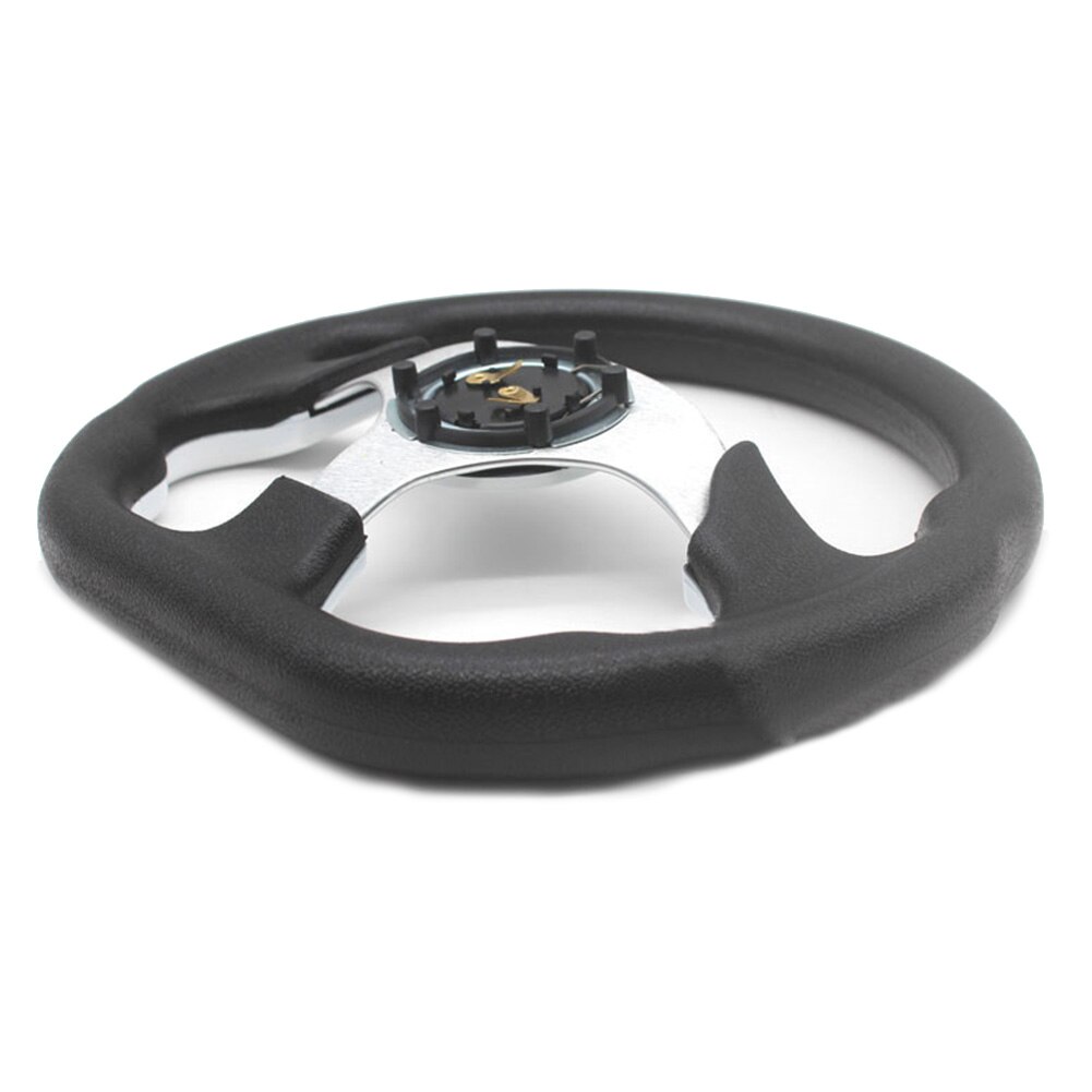 13in Golf Steering Wheel Aluminum + Carbon Fiber Sports Style For EZGO/CLUB CAR DS/YMH/CLUB CAR PRECEDENT Golf Cart Replacement