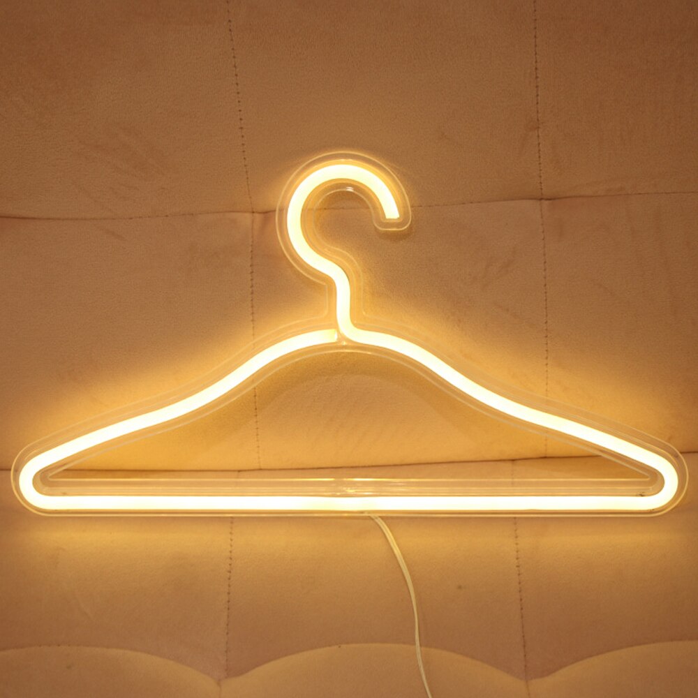 Led Kleurrijke Neon Sign Licht Popsicle Gitaar Neon Borden Hustle Bar Night Lamp Home Muur Light Party Wedding Decor Kids kamer: Hanger Warm Light