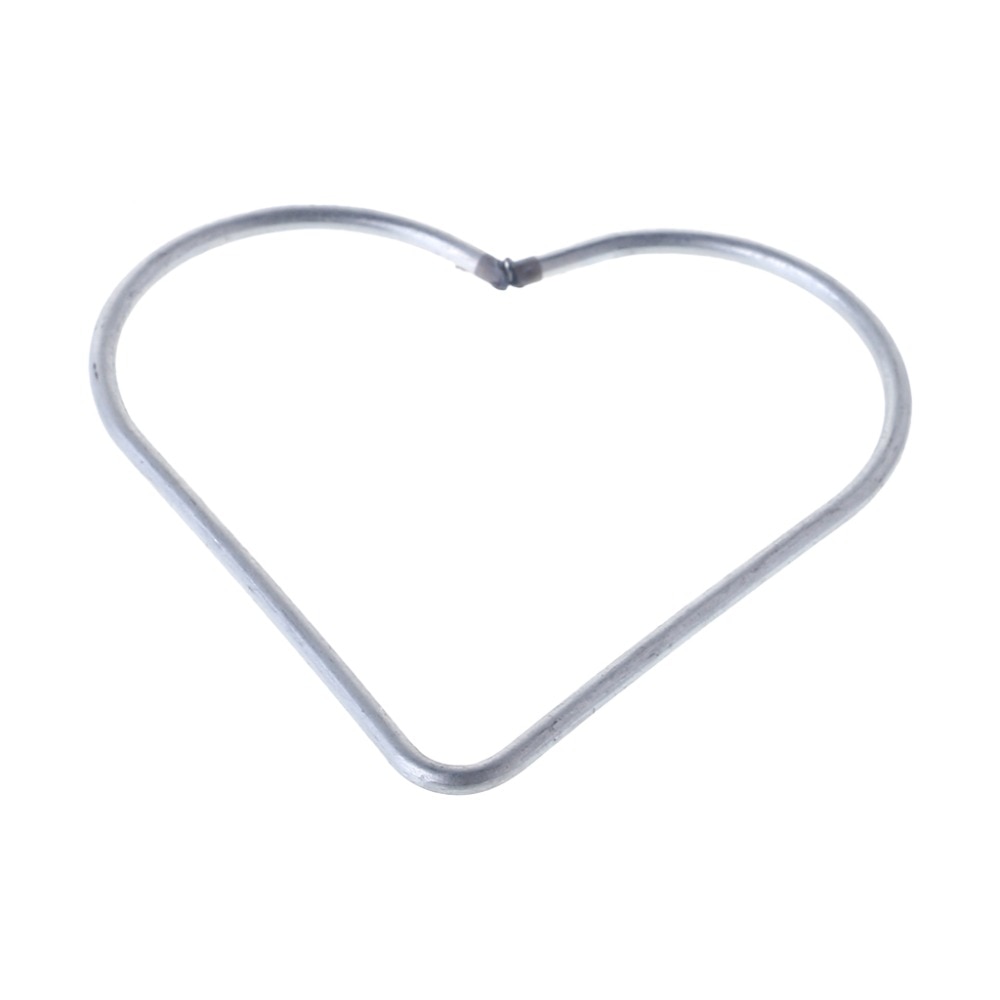 8cm/10cm/11.5cm Heart Shape Metal Dream Catcher Dreamcatcher Ring Macrame Craft Hoop DIY Accessories 3 Sizes