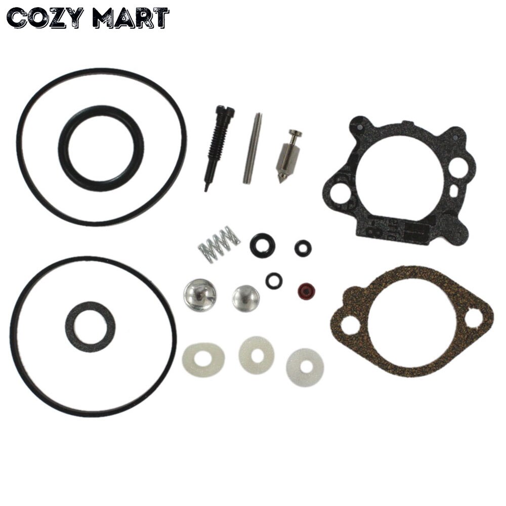 2x Carburateur Réparation Kit de Reconstruction pour Briggs & Stratton 498260 493762 492495 3.5 4 CV Max Série Quantique 5HP Moteur Loup 2059 223