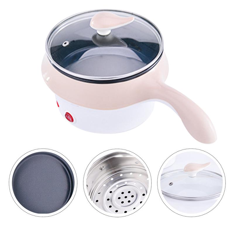 Mini Multifunction Electric Cooking Pot Machine Single/Double Layer Available Pot Multi Electric Rice Cooker Non-stick pan