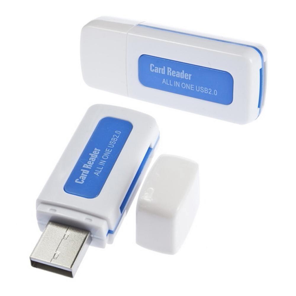 1PC Portable Mini All in one USB 2.0 Hi-Speed Micro Memory Random Card Reader TF Multi SD SDHC Color U9G6