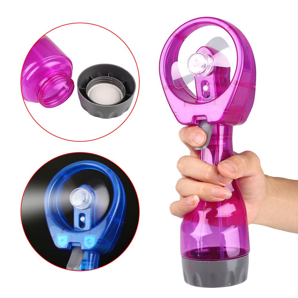 ABS Mini Handheld Portable Handheld Fan Water Spray Fan Screwdriver Misting Mini Fan Mist Cooling Summer Handhold