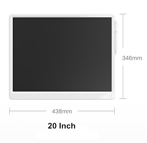 Original Xiaomi Mijia LCD Blackboard Writing Tablet With Pen 10 /13.5 / 20 inch Digital Drawing Handwriting Pad Message Board: 20 inch