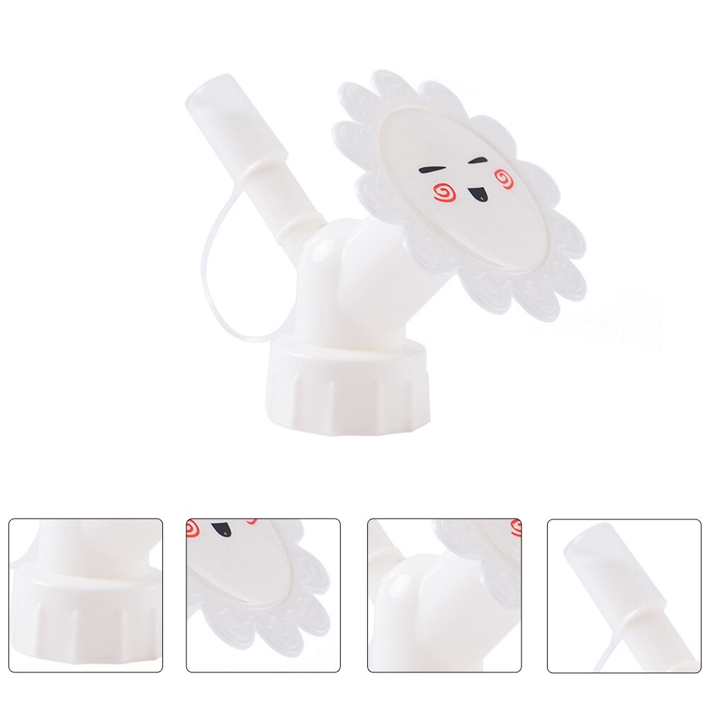 6pcs Simple Durable Funny Bottle Sprinkler Spouts Sprinkler Spouts Bottle Water Sprinklers: White