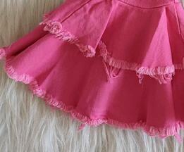 Jean déchiré double couche rose pour fille, vêtement de boutique, pantalon à cloche, offre spéciale,