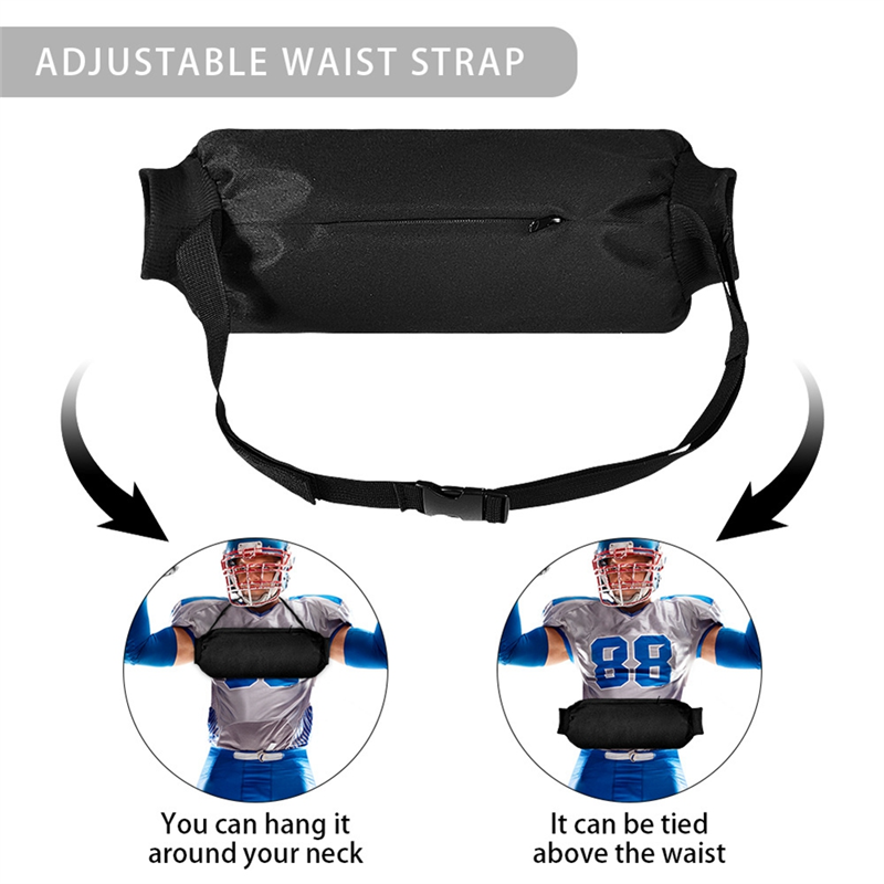 Ocieplacz na ręce RTSHE-piłka nożna z kieszenią na zamek błyskawiczny i regulowanym paskiem na talię, idealny na zimne dni, robić baseballu, pieszych wędrówek i na kemping.