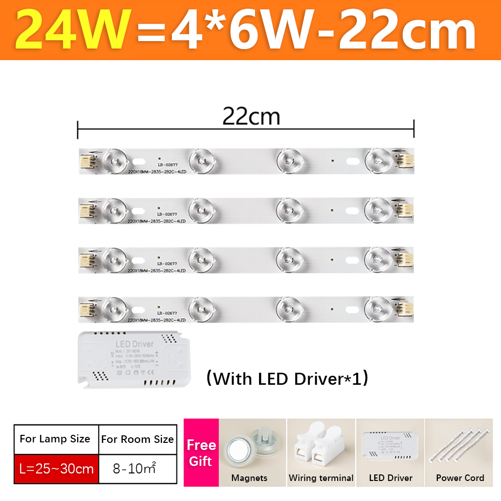LED Bar Light Module 220V For Ceiling Light 22cm 3... – Grandado