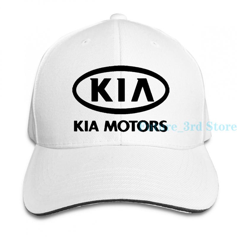 Kia Motors Baseball cap men women Trucker Hats adjustable cap: 1-White