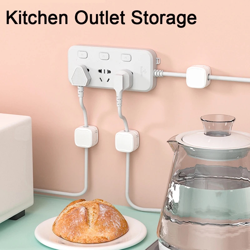 6 Stuks Magnetische Telefoon Kabel Clips Verstelbare Kabel Manager Snoer Houder Onder Bureau Kabel Management Wire Keeper Kabel Organizer