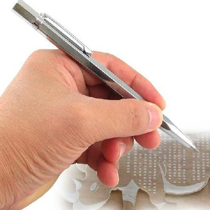 Tungsten Steel Tip Scriber Marking Etching Pen Marking Tools for Ceramics Glass Silicon Quartz Shell Metal Tool