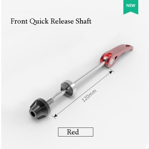 Wheel Hub Quick Release QR Front Rear Axle Skewer Bicycle Skewers Ultralight Quick Release Skewers for MTB Road Bike: Red-F